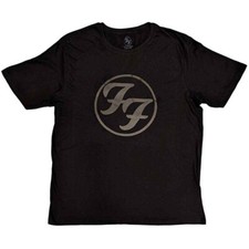 Foo Fighters T-Shirt Hi Build Logo Dave Grohl Rock Official New Black