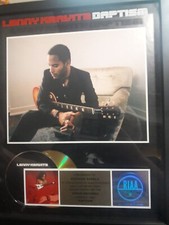 Lenny Kravitz BAPTISM RIAA Certified 500,000 Sales Compact Disc Award 16x18"