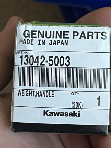Genuine kawasaki handlebar end - kawasaki,