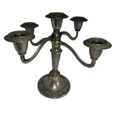 Vintage Grenadier England Candelabra 5 Sconce Arm Silver Plated Centrepiece