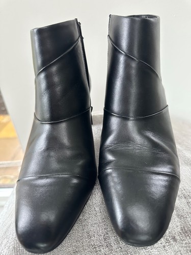 Black ankle boots
