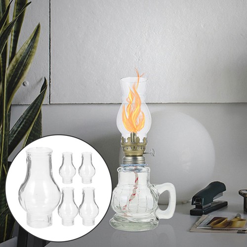 Reusable glass oil lamp shades - reusable,