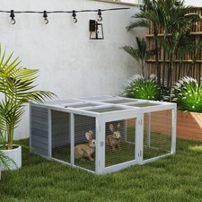 Rabbit hutch bunny cage - rabbit, hutch,