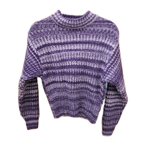 Zara purple knit jumper - zara,