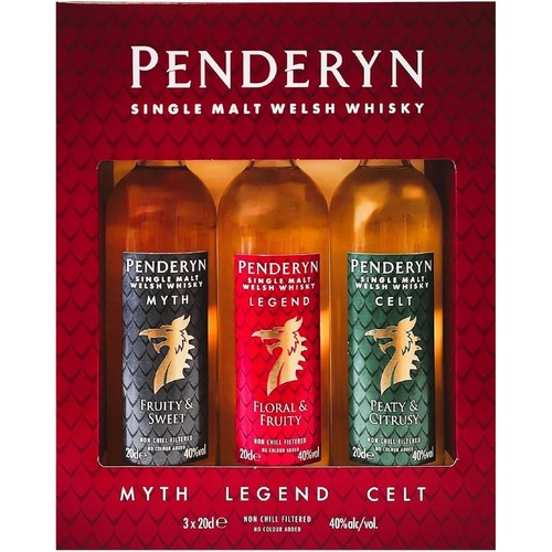 Penderyn dragon whisky gift - penderyn,