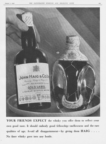 Haig whisky vintage - haig,