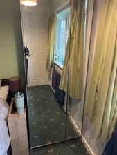 2 Sets Of Aheim Ikea Mirrored