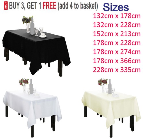 Rectangle polyester tablecloth - rectangle,
