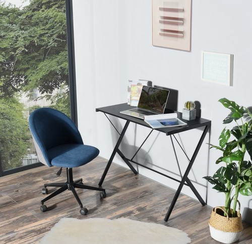 Computer desk 90x48 black - desk, home