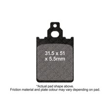 EBC Scooter Series Carbon Pads