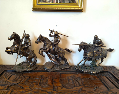 Veronese knights horseback - on,