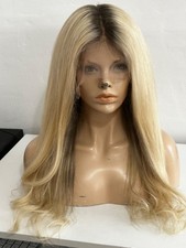 Ready 100% Human Hair Brand New  FULL LACE WIG  ROOTED 20”