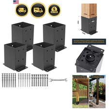 4×4 Post Base 4 Pcs, Inner