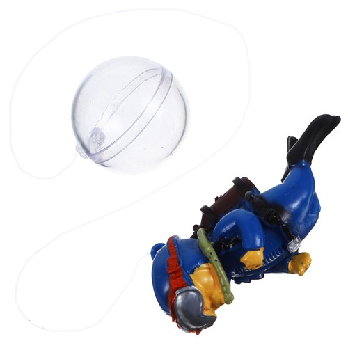 Pvc diver for fish tank - pvc,