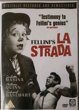 La Strada - Frederico Fellini Anthony Quinn DVD In Excellent Condition Free P&P 