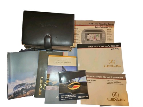 2005 lexus lx470 owners manual - lx470,