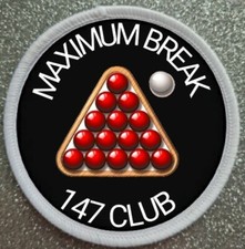 3" Snooker Maximum Break 147