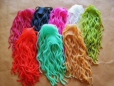 SQUIRMY WORMY FLY TYING MATERIAL-10 LENGTH PACK OR 52 LENGTH MIXED COLOUR PACK
