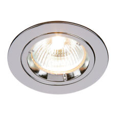 Downlight Recessed Spotlight Fixed or Tilt Cast Twist Lock GU10 Mains 240V Saxby