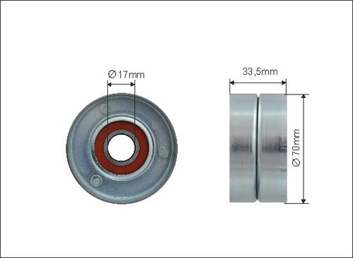 New tensioner pulley ribbed - tensioner, pulley,