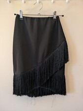 Black Flapper Fringe Tassel