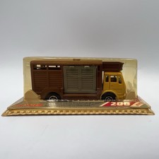 *VINTAGE MAJORETTE 1980s MERCEDES BETAILLERE TOY LIVESTOCK LORRY 254 NEW SEALED*