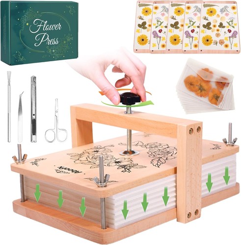 Large flower press kit 8 - large, 11.8"