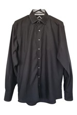 Life and Limb Men’s BlackLing Sleeved Dress Shirt. Size M