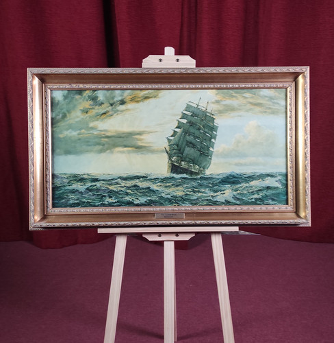 The golden west oil painting - west,