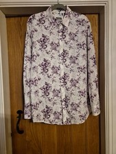  Jeff Banks 24/7 Mens Shirt Long Sleeve Size Large