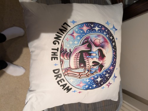 Living the dream cushion - the,