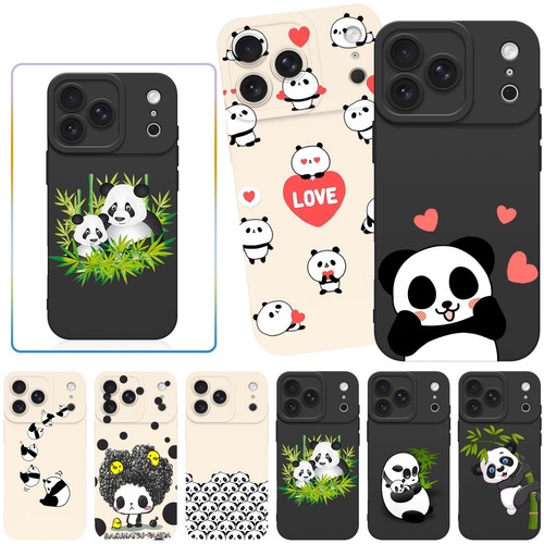 Cute cartoon panda phone case - cartoon,