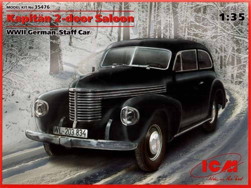 Icm 35476 kapitan - saloon, wwii