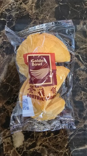 Golden bowl fortune - bowl, cookie