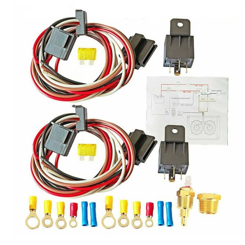 Dual electric cooling - fan, wire