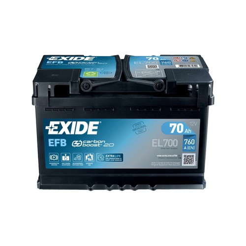 Car battery el700 exide efb - battery,