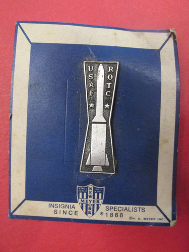 Usaf rotc rocket badge pocket - badge,