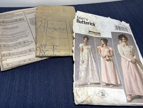 Butterick b6074 making - making, history