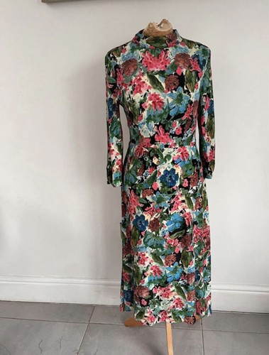 Zara floral midi - zara, high