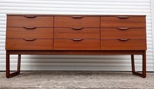 Europa Teak Sideboard Chest Mid Century Retro Danish Style Vintage