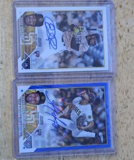 2x Baseball On Card Autograph Cards