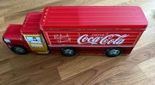 Vintage Coca-Cola Merchandise Three Compartments Tin Delivery Truck