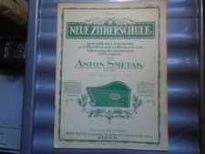 Vintage Zither Sheet Music Neur Zitherschule Anton Smetak Zurich Switzerland