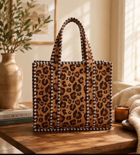 Indian quilted cotton - quilted, bag