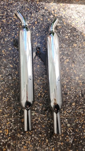 Pair genuine triumph chrome - triumph,