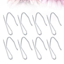  200 Pcs Stainless Steel Hook Bath Drape Rings Shower Curtain Hanger