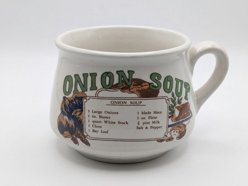 Vintage onion soup retro - -,