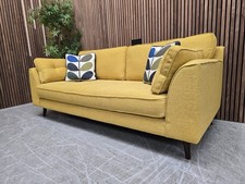 Designer Label Arklow Large Sofa In Sunflower Yellow RRP-£1529