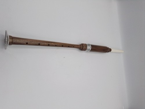 Wooden bagpipe chanter with - bagpipe,