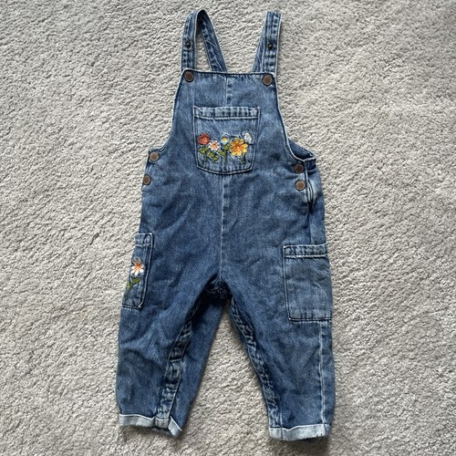 Next denim baby dungarees blue - denim,